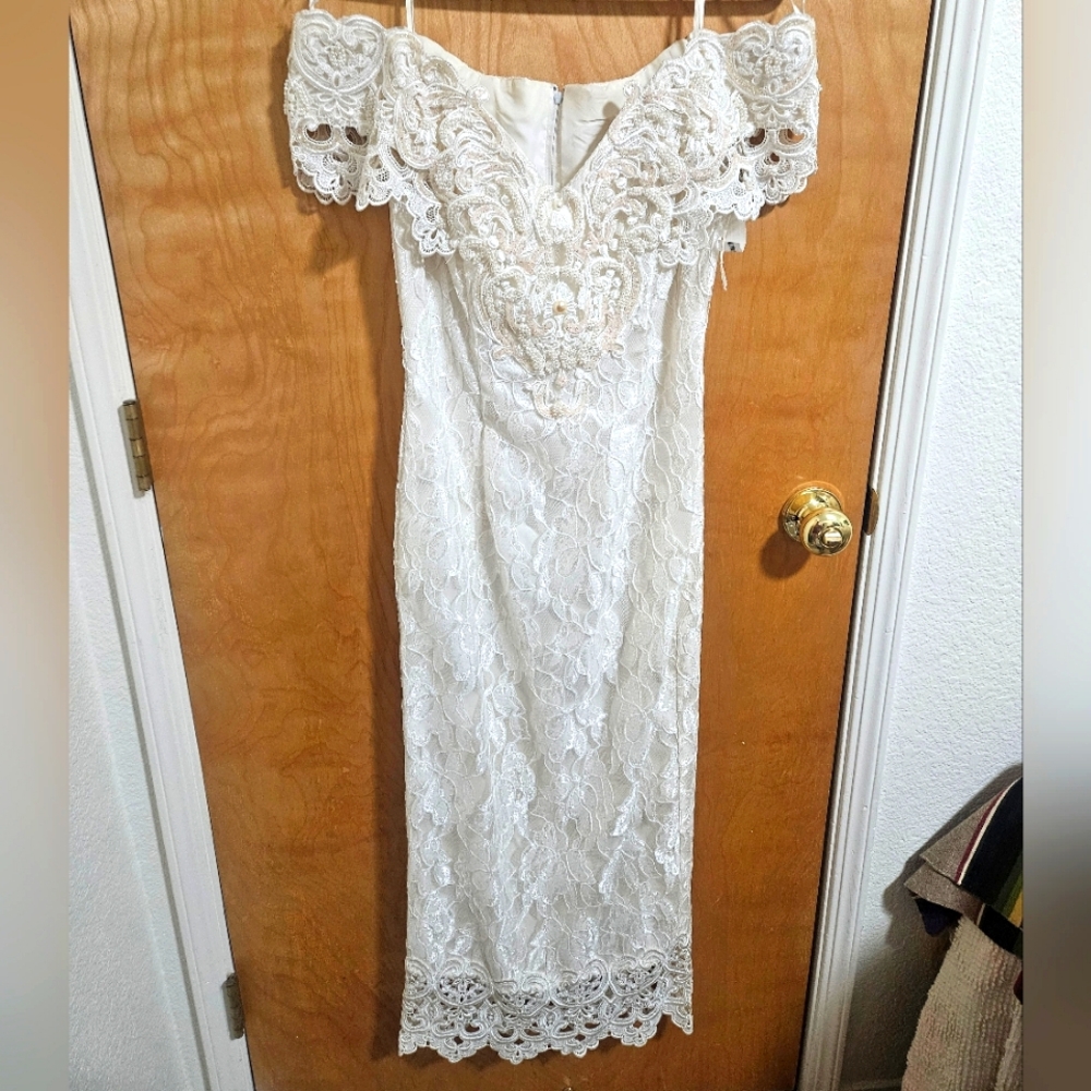 Vintage Jessica McClintock bridal dress size 4